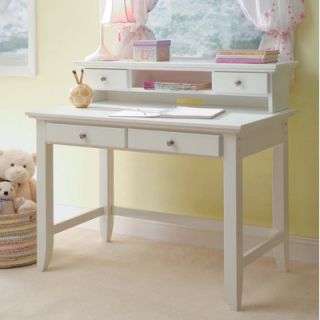 Home Styles Bedford Student Desk and Hutch Set 5531 162 Finish White