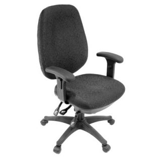 Regency Precision Mid Back Ergonomic Task Chair 2707 Fabric Black