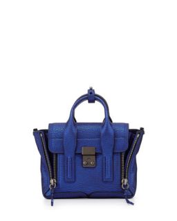 Pashli Mini Metallic Satchel Bag, Electric Blue   3.1 Phillip Lim