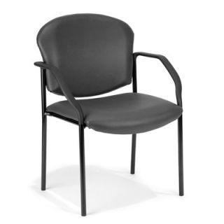 OFM Guest Reception Chair with 4 Legs 404 VAM 60 Seat / Back Color Charcoal