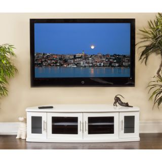 Plateau Newport 62 Corner TV Stand NEWPORT 62 (B)/NEWPORT 62 (W) Finish White