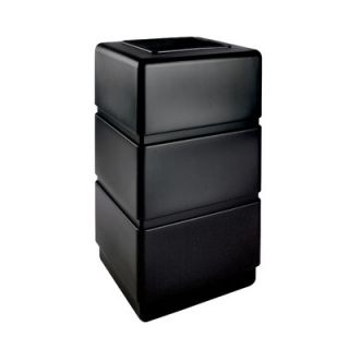 Commercial Zone 38 Gallon 3 Tier Waste Container 732401 Color Black