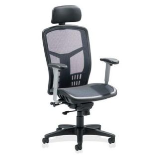 Lorell High Back Mesh Office Chair with Arms LLR60324