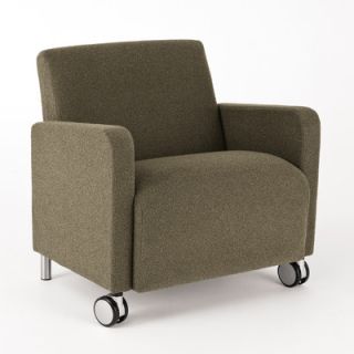 Lesro Ravenna Series Lounge Chair with Wood Frame Q160