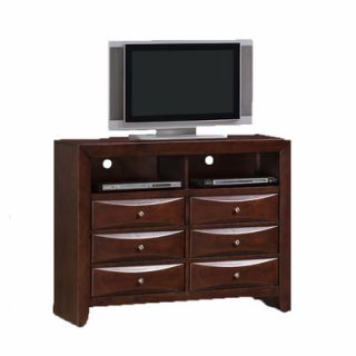 Greystone Avery 6 Drawer Media Chest EM200TVS