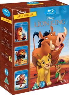 The Lion King Trilogy      Blu ray