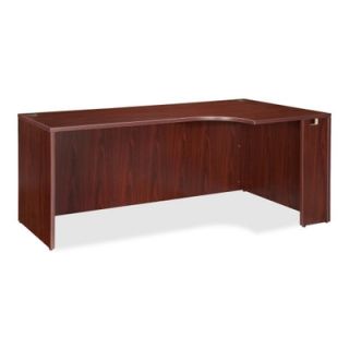 Lorell Corner Credenzas 699 Size 72, Color Mahogany, Orientation Right