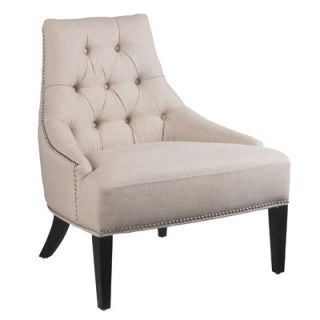 Sunpan Modern Caprice Fabric Side Chair 1406 Color Linen Look