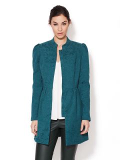 Raven Jacquard Coat by Tart