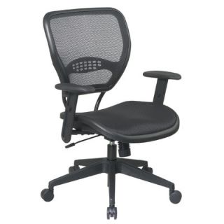 Office Star SPACE Mid Back Task Chair with Adjustable Arms 5560
