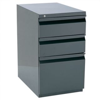 Storlie 3 Drawer Box/File Filing Cabinet FS22   BBF Casters Included, Finish