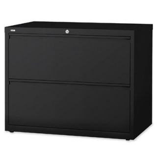 Lorell 2 Drawer  Files LLR60555 Finish Black