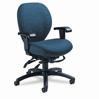 Global Total Office Mid Back Multi Tilt Office Chair with T Arms GLB27813T608
