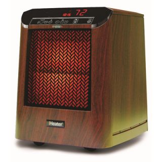 iHeater Max 1500 Compact Space Heater with Remote Control iH 301 Finish Wood