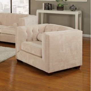 Wildon Home ® Alexa Velvet Chair 504393 / 504493 Color Almond