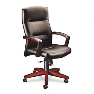 HON High Back Executive Chair with Arms HON5001JEE11 Finish Mahogany, Seat M