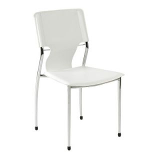 Eurostyle Tabago Stacking Chair 0441 Seat Finish White
