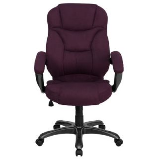 FlashFurniture High Back Microfiber Upholstered Office Chair GO725 Microfiber