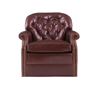 Leathercraft Bristol Leather Club Chair Bristol Swivel Chair   Diable Fudge