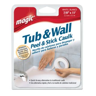 Magic White Tub and Wall Bathtub Sealer Trim