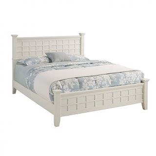 Home Styles Arts and Crafts White Bed   Queen