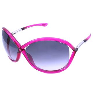 Tom Ford Womens Tf9 Whitney 72b Shiny Pink Plastic Fashion Sunglasses