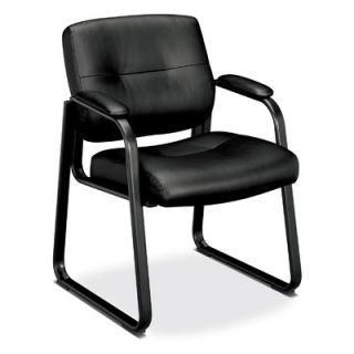 Basyx VL690 Series Guest Leather Chair BSXVL693SP11