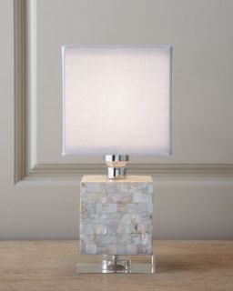 Mother of Pearl Mini Cube Lamp