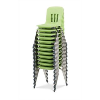 Virco Metaphor Series 14.5 Polypropylene Classroom Stack Chair N914 BLK01 GR