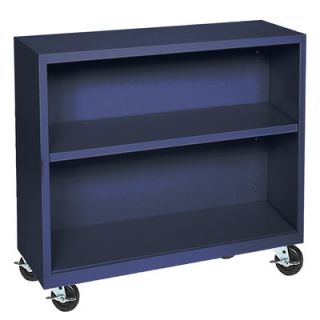 Sandusky Elite Series Mobile 30 Bookcase BM10361830 Finish Navy Blue