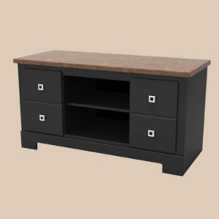 Standard Furniture Bravo 48 TV Stand 6735 Finish Black / Copper