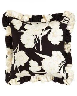 Ruffled Floral Pillow, 18Sq.   Ralph Lauren Home