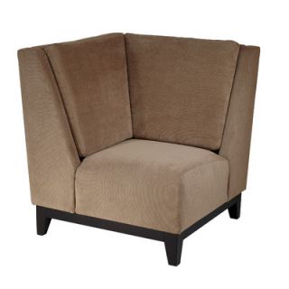 Ave Six Merge Corner Chair MRG51C Color Easy Brownstone