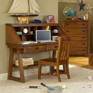 American Woodcrafters Heartland Computer Desk and Hutch Set 1800 343 / 1800 774