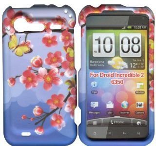 Pink Blossoms HTC Droid Incredible 2 ADR6350 Case Cover Phone Hard Cover Case Snap on Faceplates Cell Phones & Accessories