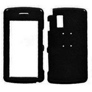LG CU920 CU915 VU Hard Plastic Snap on Cover Solid Black AT&T Cell Phones & Accessories