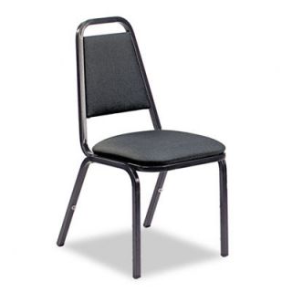Virco Vinyl Upholstered Stacking Chair VIR489265E38G4 Seat Finish Black