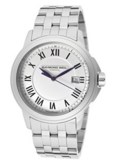 Raymond Weil 5578 ST 0300  Watches,Mens Tradition White Dial Stainless Steel, Luxury Raymond Weil Quartz Watches