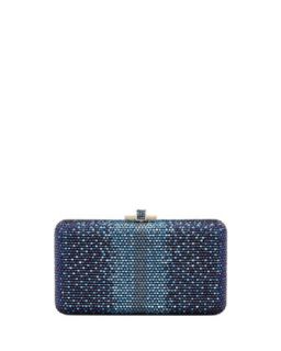 Airstream Large Ombre Clutch Bag, Champagne/Dark Indigo   Judith Leiber Couture