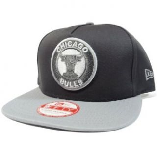 Chicago Bulls Gray Circle K A Frame Snapback Hat Cap Clothing