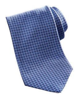 Lanvin Grenadine Textured Silk Bow Tie, Navy
