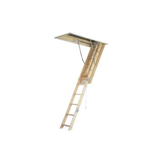 Werner 10 ft Wood 250 lb Type I Attic Ladder