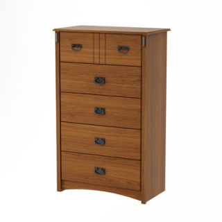 South Shore Tryon 5 Drawer Chest 3747035 / 3791035 Finish Wild Walnut