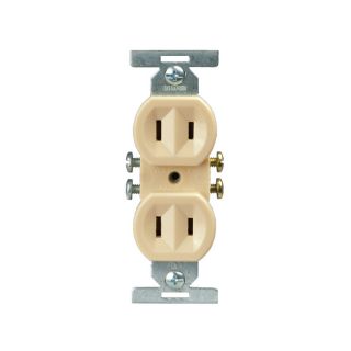 Cooper Wiring Devices 15 Amp Ivory Duplex Electrical Outlet