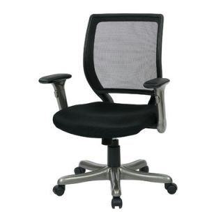 Office Star Woven Mesh Back Chair with Flip Padded Arms EMH5102JR5 EC3 / EMH5