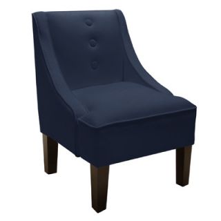 Skyline Furniture Chambers Swoop Armchair 74 1CHM Color Navy