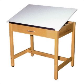 Shain Fiberesin Drafting Table with Drawer DT   XXXX Height 30 H, Desk Styl