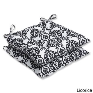 Pillow Perfect Luminary Outdoor Wrought Iron Seat Cushions (set Of 2)