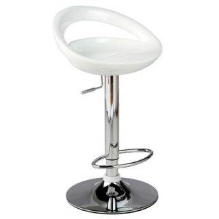 Eurostyle Agnes 23 Adjustable Bar Stool 0435X Color White