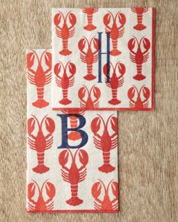 100 Lobster Guest Towels   Caspari
